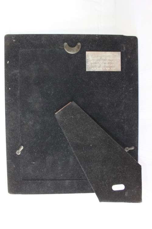 Three beautiful assorted silver metal/ silver plated free standing photo frames