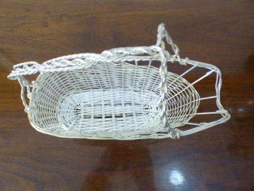 A fabulous silver plated (woven) wine basket Queen Victoria Regency Collection - Beautiful! RS17Sale