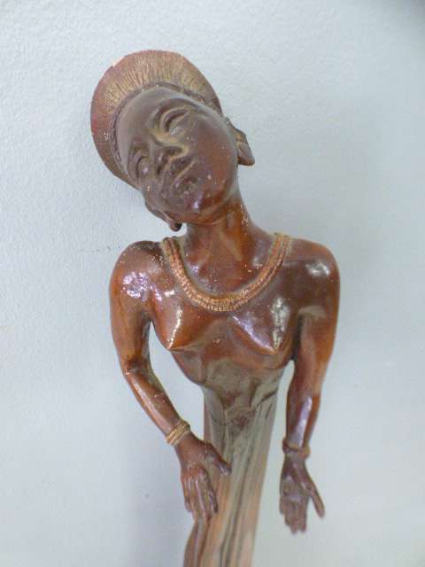 Two spectacular & beautifully hand carved original "Audrey Rudnick" Pod people. Spectacular!!!