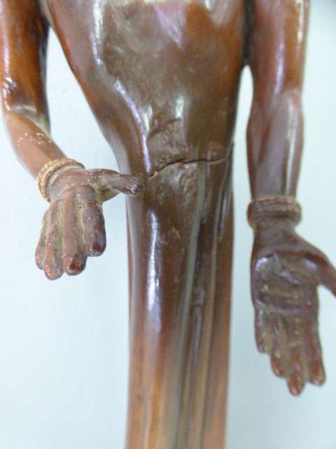 Two spectacular & beautifully hand carved original "Audrey Rudnick" Pod people. Spectacular!!!