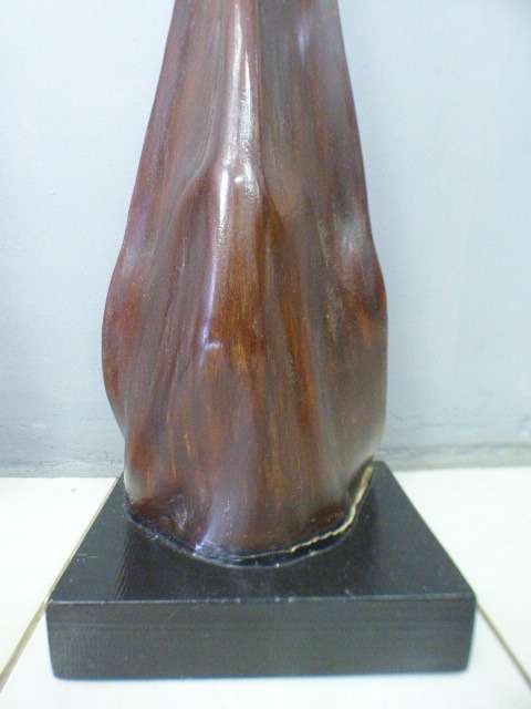 Two spectacular & beautifully hand carved original "Audrey Rudnick" Pod people. Spectacular!!!