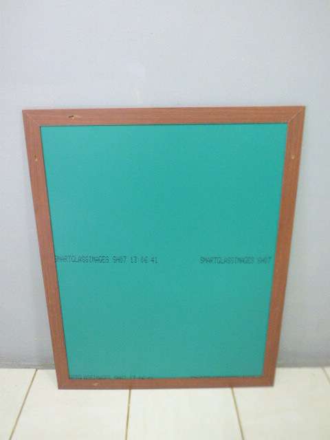 Lovely large framed wall mirror. Perfect in informal living areas, pub, lapa, patio. - RS17Sale