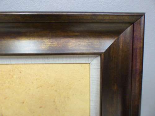 A fabulous large framed autumn themed painting on board- beautiful on a large wall!!!