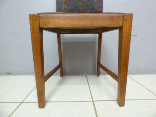 A lovely vintage upholstered Oak occasional chair, perfect in informal areas.