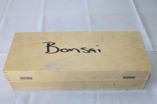 An amazing Bonsai kit in a box with loads of accessories, everything you need to maintain a Bonsai
