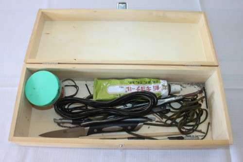 An amazing Bonsai kit in a box with loads of accessories, everything you need to maintain a Bonsai