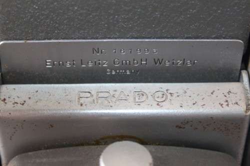 A vintage (c.1954) German made "Leitz Prado" slide & 35mm film strip viewer
