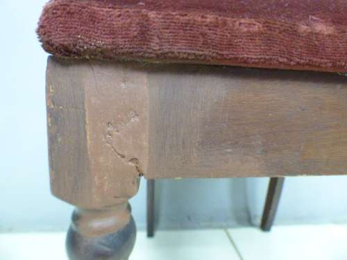 A wonderful vintage Hepplewhite revival occasional chair with an upholstered seat - RS17Sale