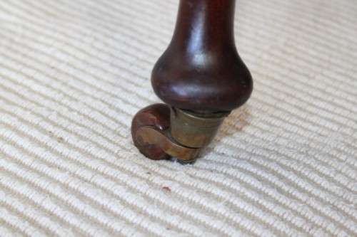 A spectacular antique Rococo "Late Baroque" hand carved Rosewood card/ occasional table