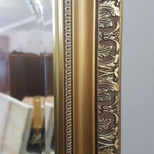An incredible "ornate moulded" gold gilded framed bevelled glass mirror in great condition - RS17M