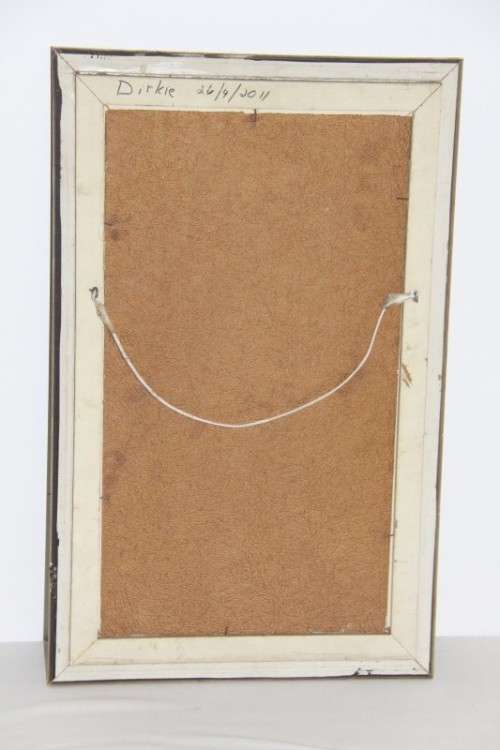 Beautiful original framed oil painting w/ pink & white cherry blossoms by Johan Kotze - RS17Sale