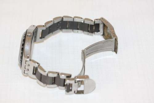 **RS17** A gents Swiss made Swatch "Irony" stainless steel wrist watch in complete working condition