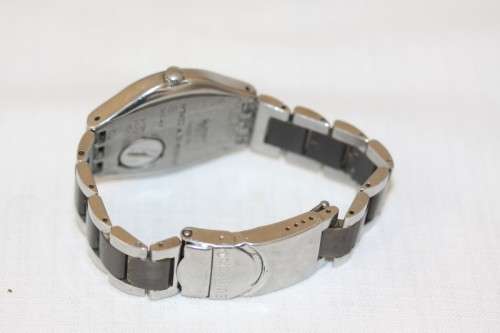 **RS17** A gents Swiss made Swatch "Irony" stainless steel wrist watch in complete working condition