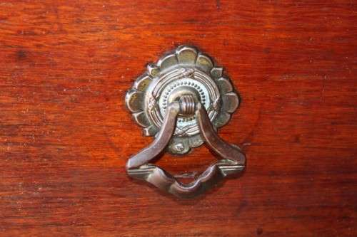 A marvellous solid oak dresser with three good sized drawers and ornate handles