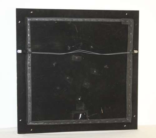 A superb large ornate box-framed traditional carved "Thai Lotus Flower" decorative wall carving