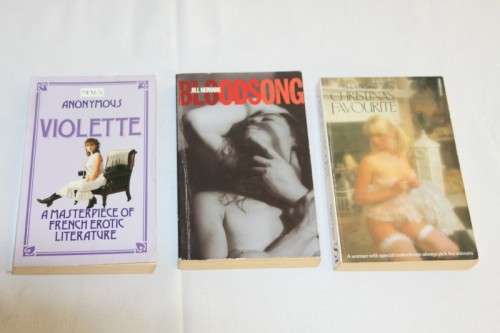 A great collection of 21x assorted erotica novel softcover books; perfect for retail bid/book RS17