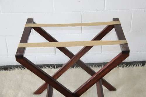 A gorgeous mahogany butlers tray w/ removable tray, perfect on the patio/pool area