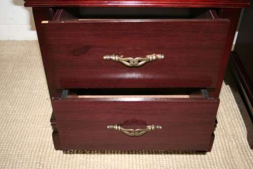 Two wonderful modern single drawer bedside pedestals in amazing condition - Price/pedestal