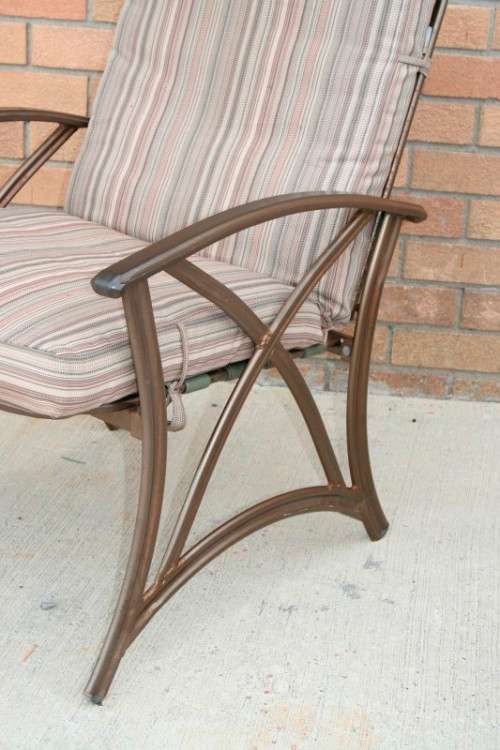 An awesome 6-seater "All-weather" wrought iron tiled top patio suite incl 6x large patio armchairs