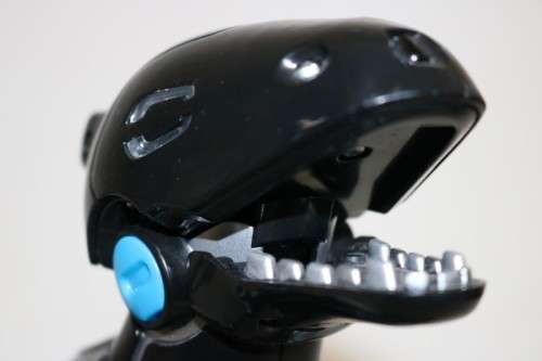 A WowWee MiPosaur intelligent robotic creature that interacts with its invironment