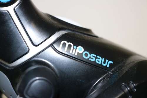 A WowWee MiPosaur intelligent robotic creature that interacts with its invironment