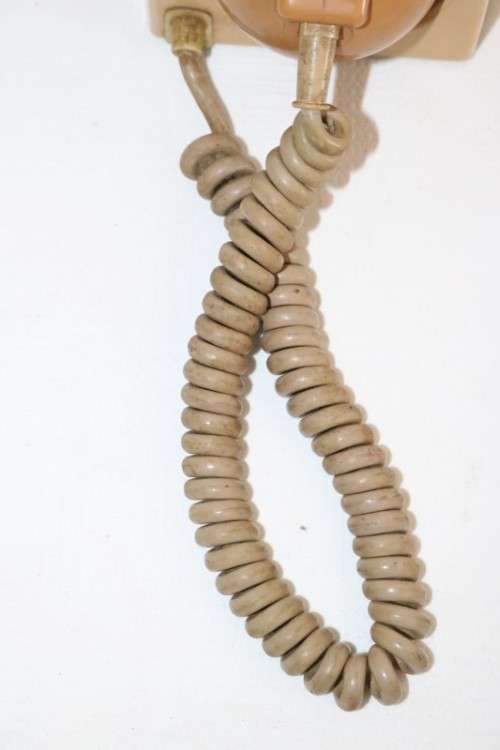 A fabulous vintage bakelite rotary dial telephone - stunning as a vintage display piece!