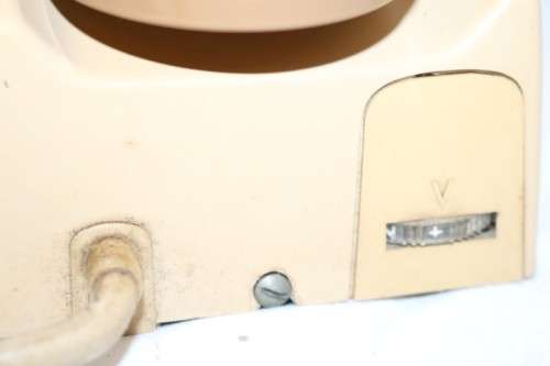 A fabulous vintage bakelite rotary dial telephone - stunning as a vintage display piece!