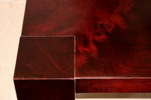 Awesome & substantial square wooden centre/ occasional table w/ clean uncomplicated lines