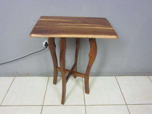 A magnificent African Blackwood occasional table; perfect for a table lamp/ display piece - RS17Sale