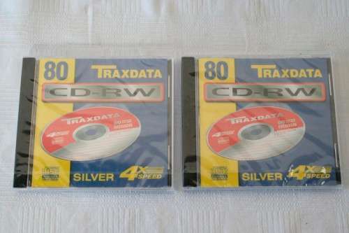 9x sealed "CD-RW" CD re-writable disks including Sony, Traxdata & Samsung  CD's - RS17Sale