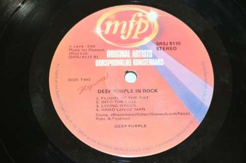 An original Deep Purple "In Rock" (1970) vinyl LP in great condition - RS17Sale