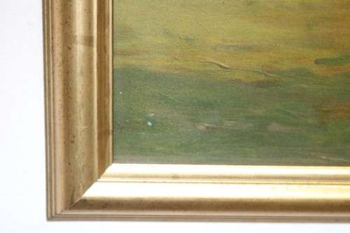 Wonderful large W. Merz painting print of an amazing landscape - perfect for a big wall - RS17Sale