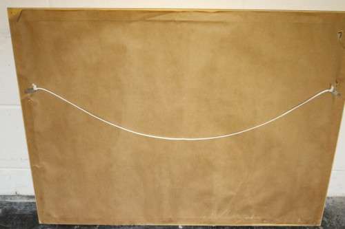 Wonderful large W. Merz painting print of an amazing landscape - perfect for a big wall - RS17Sale