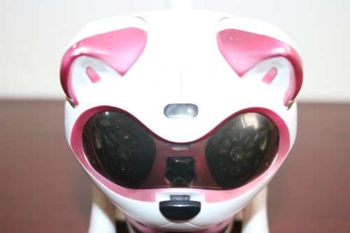 A pink "Tekno Kitty" intelligent robotic toy that interacts with its environment, great gift 4 kids!