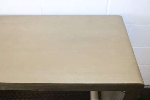 Magnificent XL modern styled solid wooden console/ hallway table w/ a gold paint technique - AAA