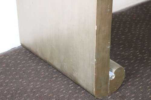 Magnificent XL modern styled solid wooden console/ hallway table w/ a gold paint technique - AAA