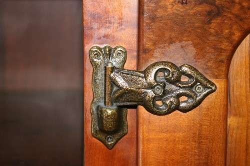 An awesome large Imbuia cabinet with loads of cupboard space - awesome entertainment unit!