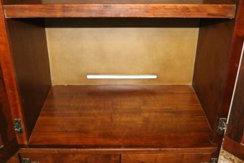 An awesome large Imbuia cabinet with loads of cupboard space - awesome entertainment unit!