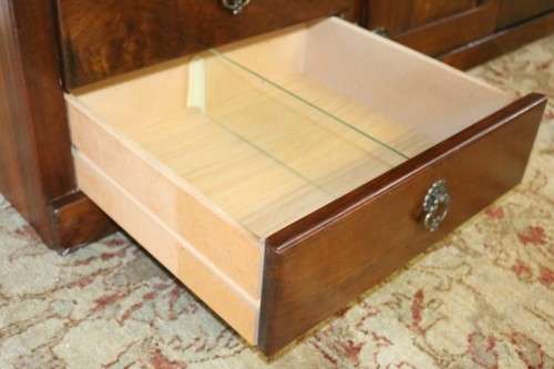 An awesome large Imbuia cabinet with loads of cupboard space - awesome entertainment unit!