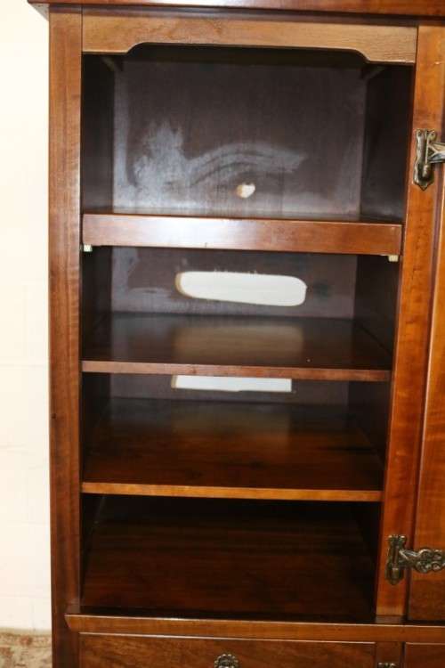 An awesome large Imbuia cabinet with loads of cupboard space - awesome entertainment unit!
