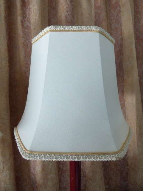 Magnificent tall table lamps with gorgeous lampshades and brass bases; Stunning in all living areas!