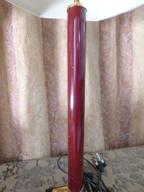 Magnificent tall table lamps with gorgeous lampshades and brass bases; Stunning in all living areas!