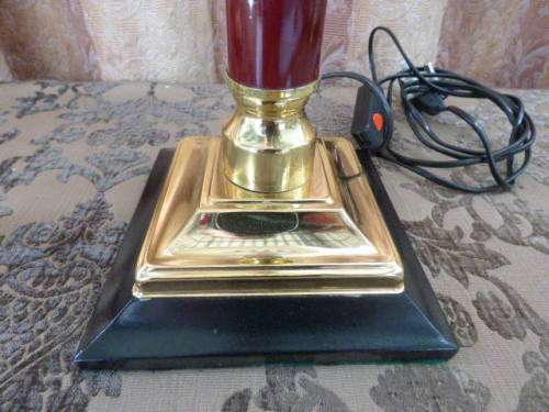 Magnificent tall table lamps with gorgeous lampshades and brass bases; Stunning in all living areas!