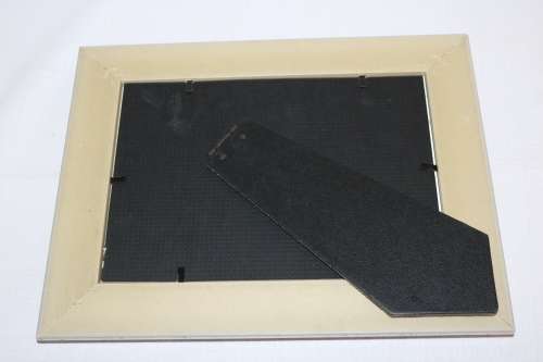 Three beautiful assorted metal free standing photo frames including an antique frame