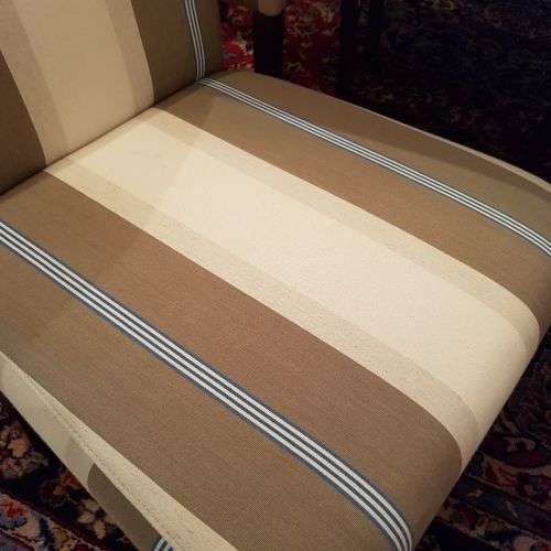 A spectacular Mahogany 8-10 seater dining room suite with luxuriously upholstered chairs - STUNNING!