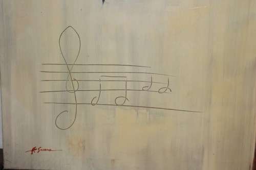 A stunning signed box-framed oil on canvas abstract painting - vibrant art - RS17AB - RS17Sale