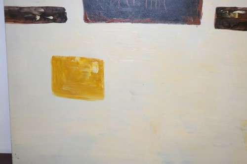 A stunning signed M. Johann box-framed oil on canvas abstract painting; lovely art - RS17AB RS17Sale