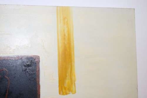 A stunning signed M. Johann box-framed oil on canvas abstract painting; lovely art - RS17AB RS17Sale