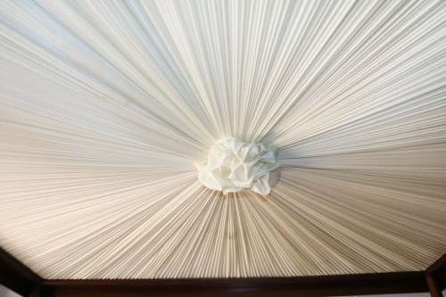 A luxurious solid Teak four-poster KING SIZE canopy bed w/ mattress in amazing condition!!RS17Bed