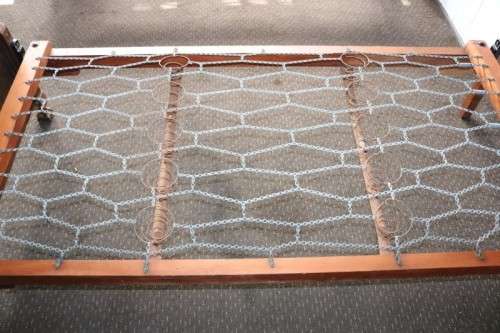 Two Imbuia ball and claw single beds  headboards, footboards - great for a shared bedroom.RS17Bed